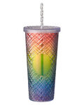 b.free Pride 22oz Sparkle Straw Tumbler