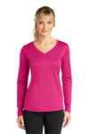 Ladies Long Sleeve PosiCharge ® Competitor™ V Neck Tee