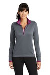 NIKE Ladies Dri FIT 1/2 Zip Cover Up