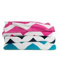 Chevron Velour Beach Towel