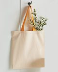 Economical Tote with Contrast-Color Handles