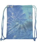 Swirl Tie-Dyed Drawstring Bag