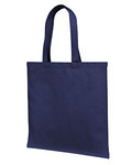 Cotton Canvas Tote Bag With Self Fabric Handles