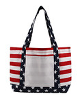 Patriotic Beach Tote Bag