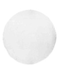 Round White Beach Towel