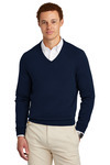 Brooks Brothers Cotton Stretch V Neck Sweater