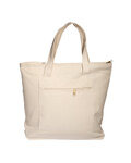 Zippered Cotton Boat Tote Bag