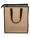 Jute Lunch Cooler Tote Bag