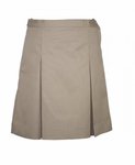 GIRLS 2 Pleat Skirt Husky Sizes 7.5-18.5_US